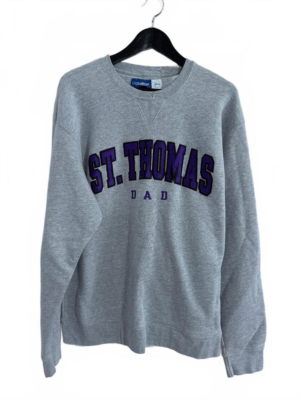 St. Thomas Tommies Dad Crewneck Sweatshirt Size Large